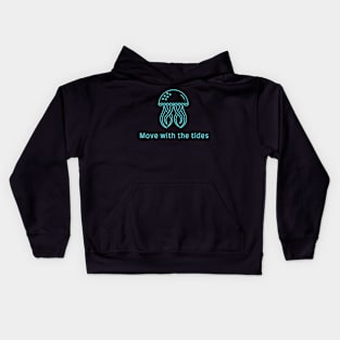 Jelly fish quote beach items Kids Hoodie